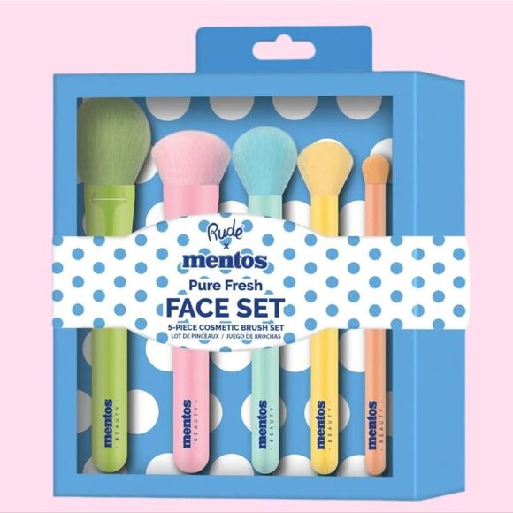 RUDE Cosmetics X Mentos Makeup Brush Set - Picture 4 of 6